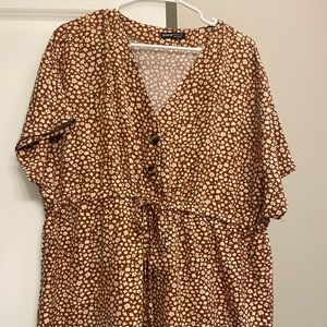 Shein Floral Tie Dress Size XS
